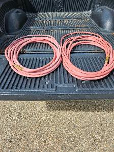 2- 50 Foot Air Hoses, 3/8 inch, $ 10 Each