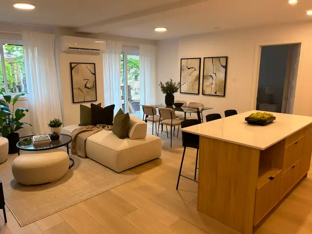 Grand 4.5 neuf à Anjou. 2 salle de bain complete