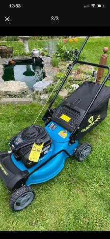 New gas mower