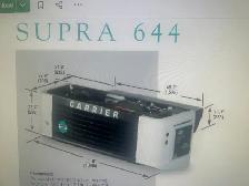 CARRIER SUPRA 644 TRUCK REFRIGERATION UNIT