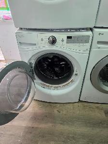NICE! Whirlpool 27' White Front-Load Stackable Washer & Dryer - Photo 5