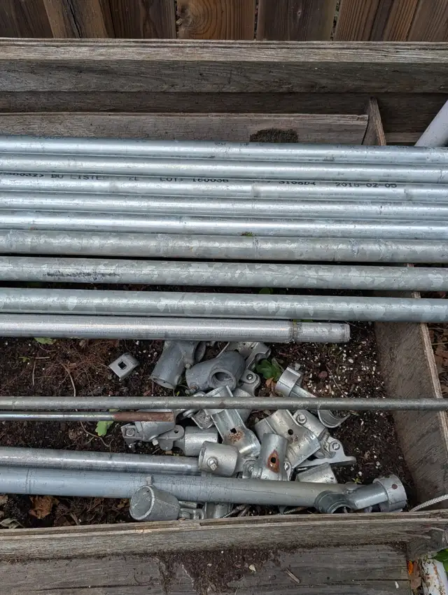 Galvanized steel piping