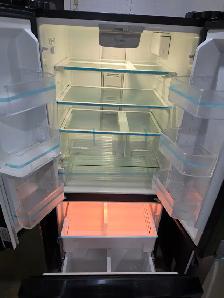 Whirlpool 30' Black French Door Fridge Bottom Slide Out Freezer - Photo 3