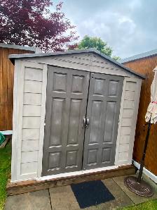 Shed Remise 8x6’ resin/vinyl