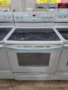 Kenmore 30' White Electric Glass Top Stove Oven Range WE DELIVER