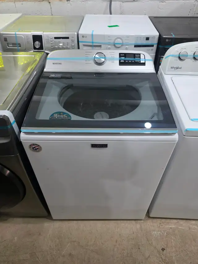 Maytag Commercial Technology 27' White Top-Load Washer Machine