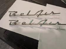 1955 Chevy BelAir quarter panel badge ( both sides)