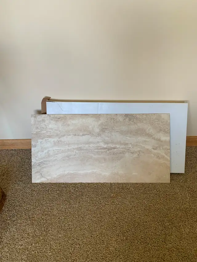 88 Sq Ft, High Quality Vinyl Flooring Tile - 12' x 24'