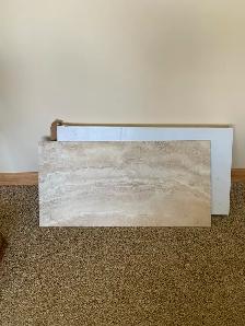 88 Sq Ft, High Quality Vinyl Flooring Tile - 12' x 24'