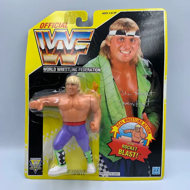 Official WWF World Wrestling Federation Owen Hart Figure Sealed