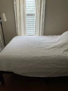 Beautiful QUEEN Mattress & Bed Frame Free Delivery - Photo 4
