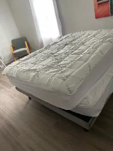 Beautiful QUEEN Mattress & Bed Frame Free Delivery - Photo 5