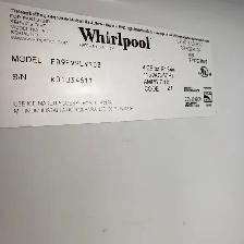 WHIRLPOOL Stainless Bottom Freezer. Warranty - Photo 3