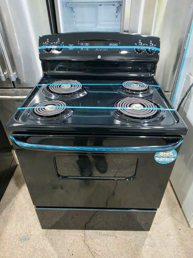 GE 30' Black Electric Coil Top Stove Oven Range CAN DELIVER