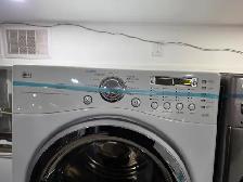 LG 27' White Front-Load Stackable Washer And Electric Dryer Set - Photo 6
