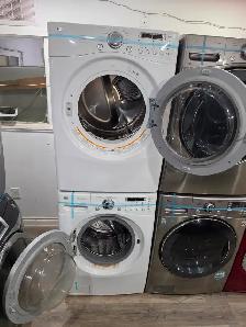LG 27' White Front-Load Stackable Washer And Electric Dryer Set - Photo 8