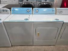 DIRECT DRIVE Inglis 27' White Top-Load Washer & Front-Load Dryer