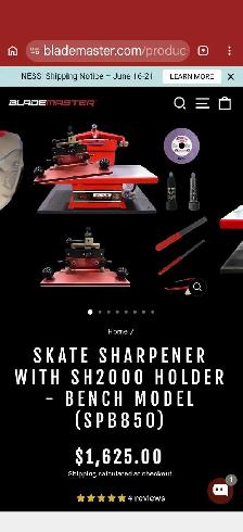 Blademaster SPB850 Skate Sharpener - Photo 3