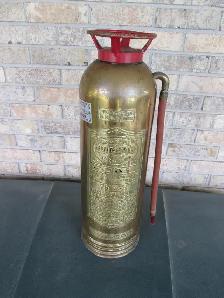 BRASS FIRE EXTINGUISHER