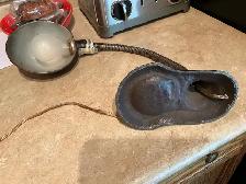 Vintage Industrial Gooseneck Desk Lamp with Cast Iron Base ! - Photo 7