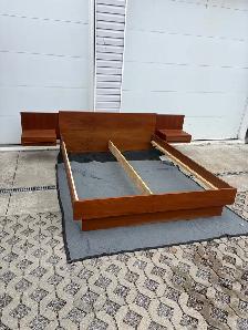 Vintage Teak Queensize Bed - Free Delivery!
