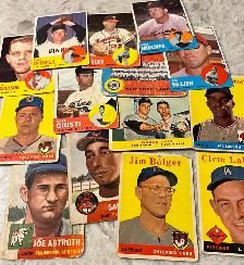 1952 - 1970 Topps Baseball Card lot LOW CONDITION Hodges Carew - Photo 5