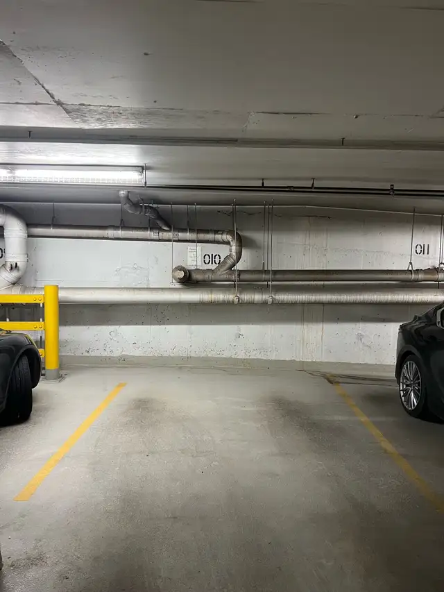 Underground parking in downtown Calgary