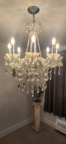 Dining room 8 light Crystal Chandelier