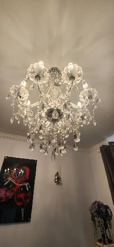 Dining room 8 light Crystal Chandelier - Photo 3