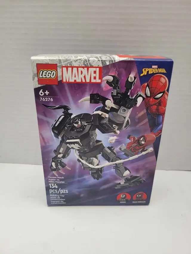 Lego 76276 Venom Mech Armor vs Miles Morales