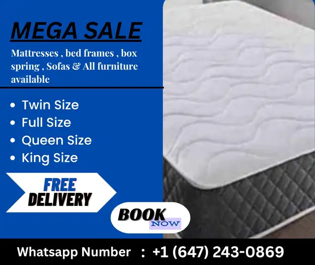 Mattress   Box spring combo deal ( FREE DELIVERY)
