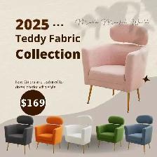 Brand New MMW Teddy Boucle Accent Armchair $199 - Photo 9