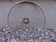 Roue de vélos arrière Vintage en acier avec engrainage 6 dents - Photo 2