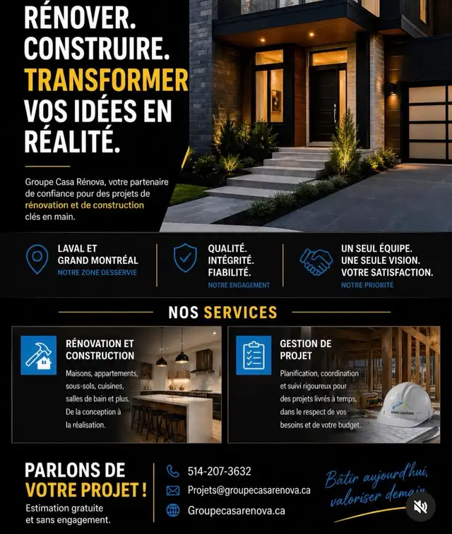 renovation Laval et environ