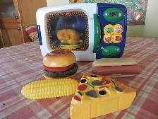 Jouet, cuisinière micro-ondes Preschool sonore avec table tourna