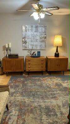 Mid century. Ensemble salle à manger. TECK TEAK Table / Chaises - Photo 7