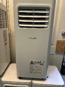 Vissani Portable Room Air Conditioner with complete window kit