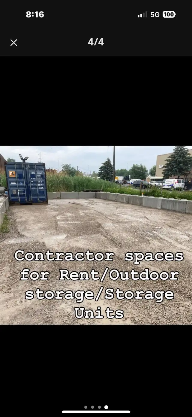 Outdoor Storage/ Storage Units