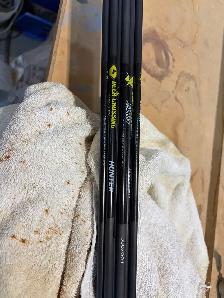 arrow shafts.