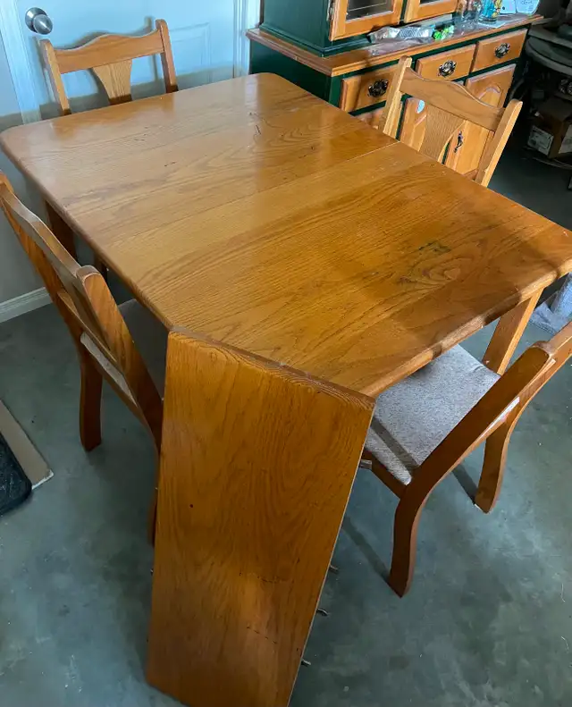 Table de cuisine en chêne