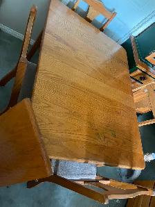 Table de cuisine en chêne - Photo 2
