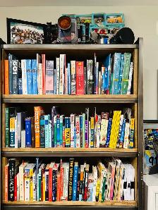 Hard wood bookshelf for sale, moving out sale - Photo 2