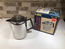 9-cup Coffee Percolator - camping-  world famous