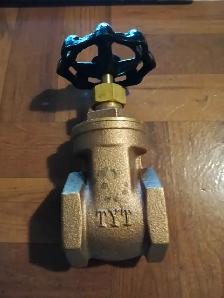 TYT 1-1/2' Brass Gate Valve - Photo 2