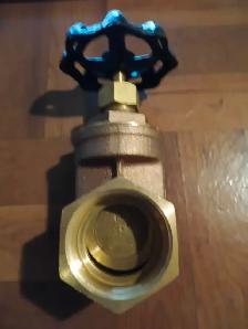 TYT 1-1/2' Brass Gate Valve - Photo 3