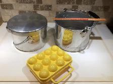 Large Aluminun Camping pots