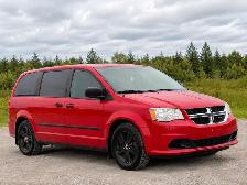 Mini-Van Dodge Grand Caravan 2013 Red Automatic Stow N go