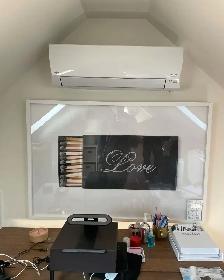 Ductless air conditioning installation
