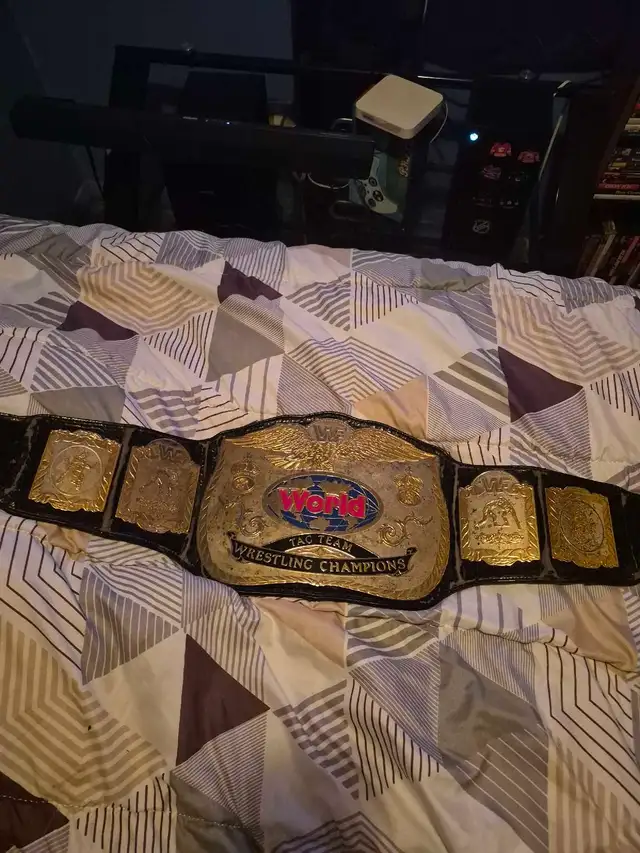 wwe licensed titles real replicas