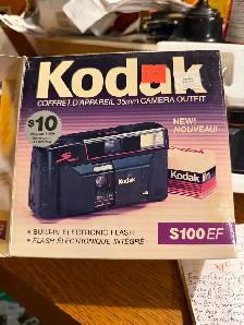 Vintage Kodak   S100EF 35mm Film  Camera NOS from 1988